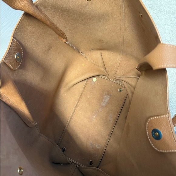 Polene Tan Leather Tote Bag - Picture 4 of 4